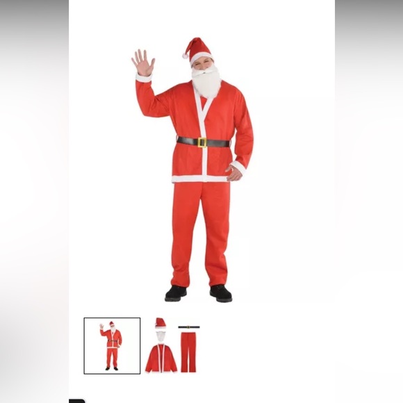 New in the package Santa Suit.  One size - Picture 2 of 4